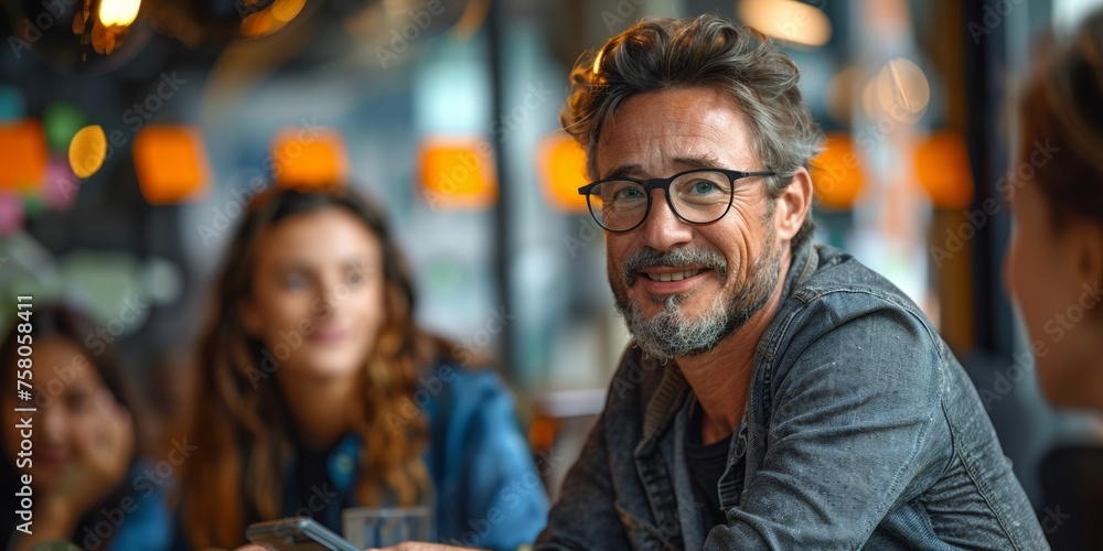 A diverse group of professionals in a business meeting, discussing ideas and working together with confidence. A diverse group of professionals in a business meeting, discussing ideas and working together with confidence.