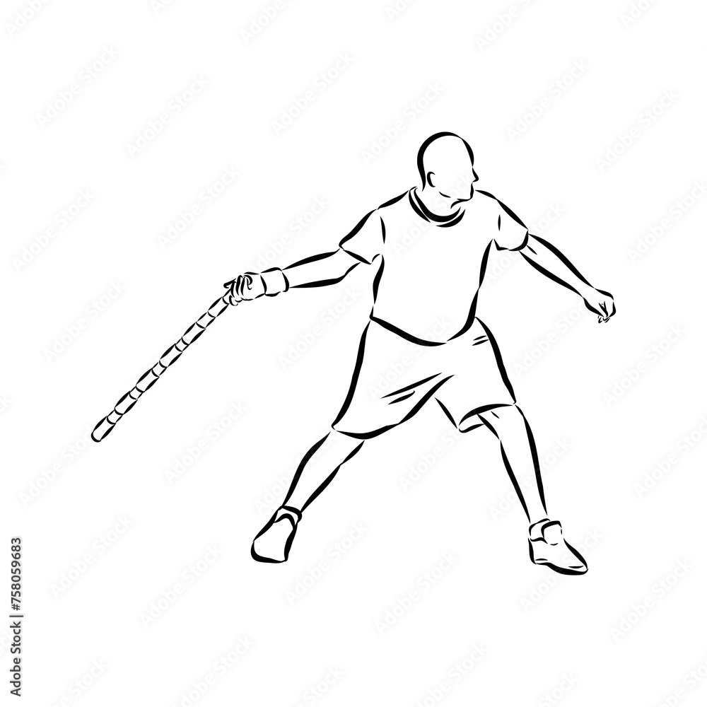 Fototapeta premium play skittles game Vector Template for poster of Sport competition or Tournament.