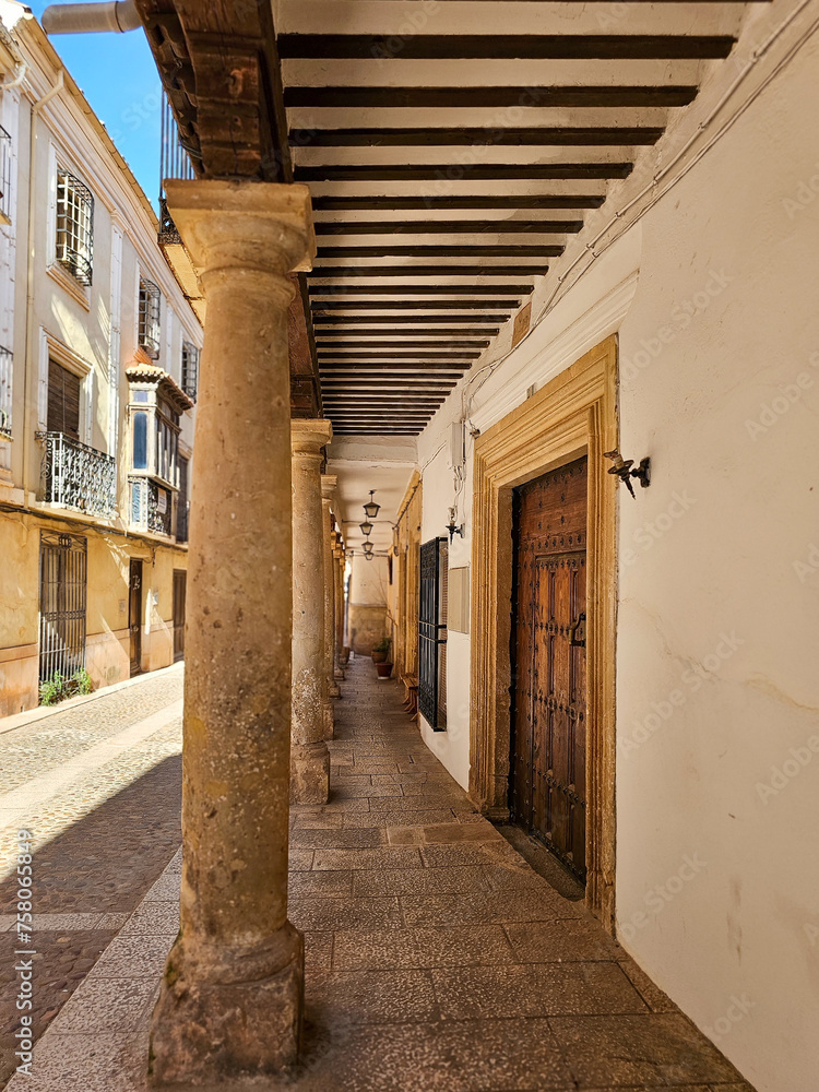 Alcaraz street in the province of Albacete