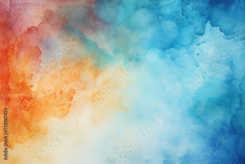 Watercolor paper texture for background to add text message or artwork design, generative IA photo