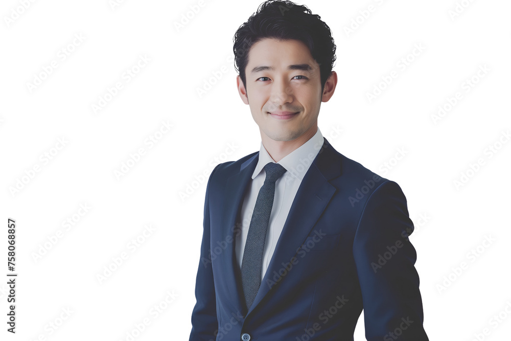 Young Asian Man Wearing Business Suit And Tie, Professional Japanese Businessman Posing With Confident Smile On A Transparent PNG Background Young Asian Man Wearing Business Suit And Tie, Professional Japanese Businessman Posing With Confident Smile On A Transparent PNG Background