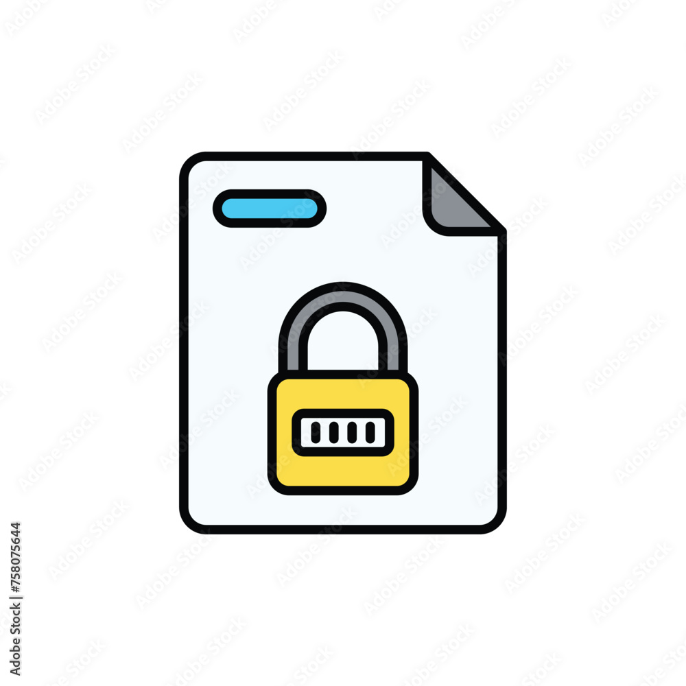 Document icon design with white background stock illustration Document icon design with white background stock illustration
