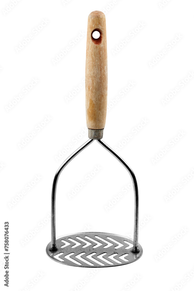 Εκτύπωση καμβά Used potato Masher on White Background