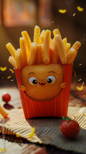 french fries animal