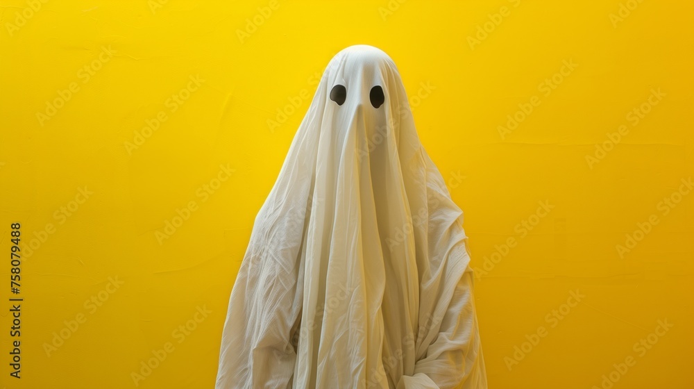 Ghost in Front of Yellow Wall Ghost in Front of Yellow Wall