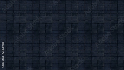 brick stone dark blue for wallpaper background or cover page