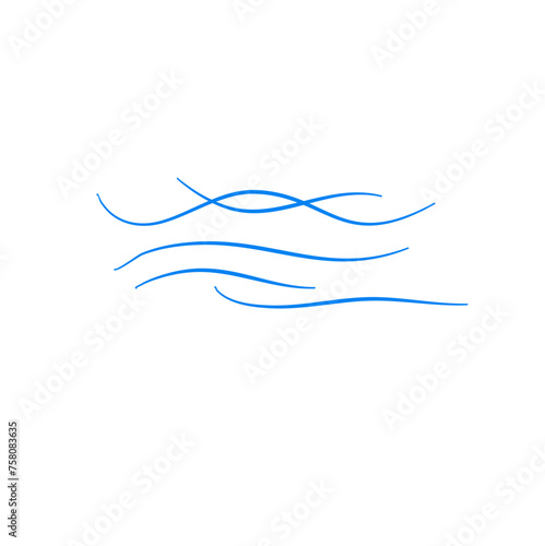 Blue line wave 
