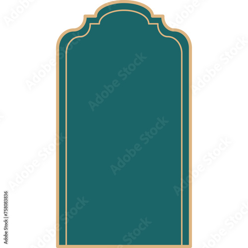 Free Download Islamic Frame Vector - GFXLoad