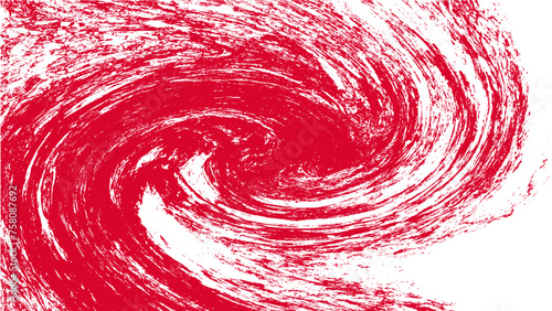 赤色の渦巻きグランジベクター
