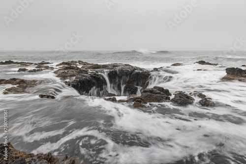 Thor s Well  Cape Perpetua  Oregon.