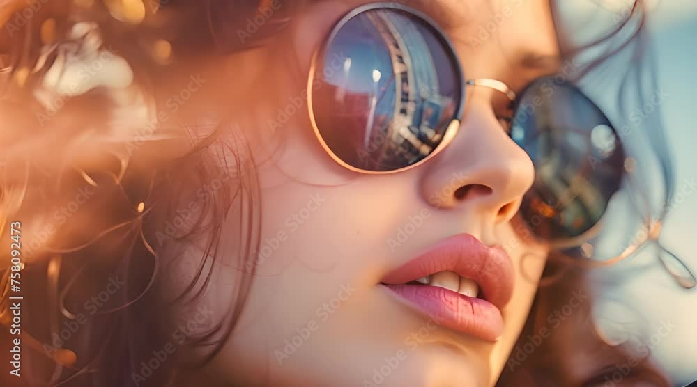beautiful woman in glasses on blurred background beautiful woman in glasses on blurred background