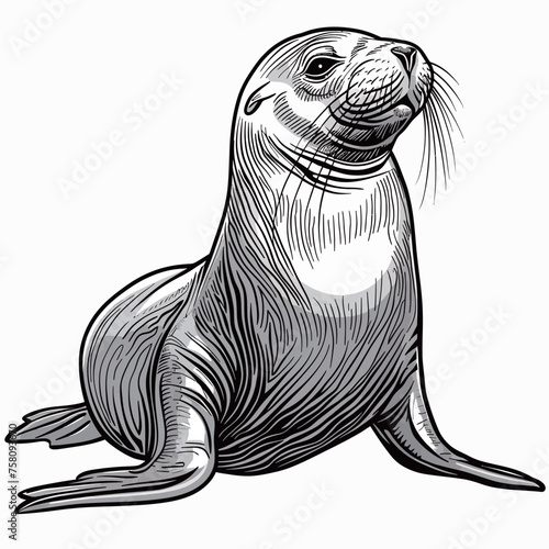a seal with a seal on it and the word seal on the bottom.