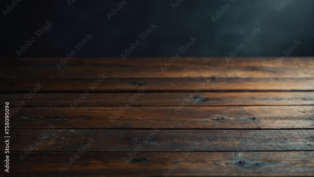 Empty wooden table, closeup Empty wooden table, closeup