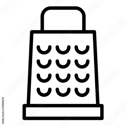 Vector Design Cheese Grater Icon Style