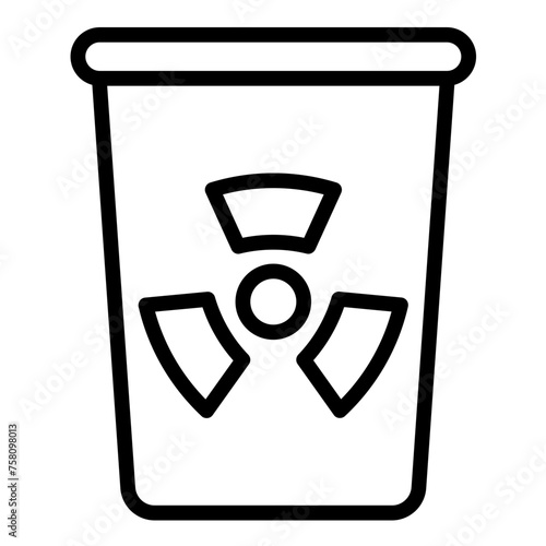 Vector Design Hazardous Waste Icon Style