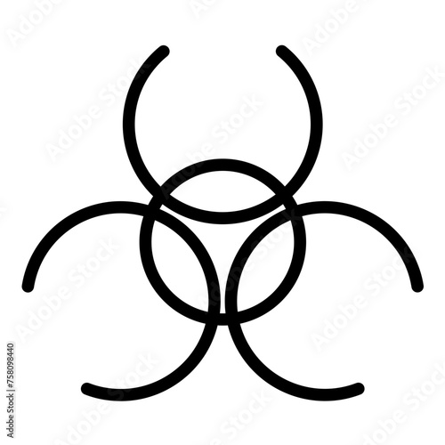 Vector Design Biohazard Icon Style