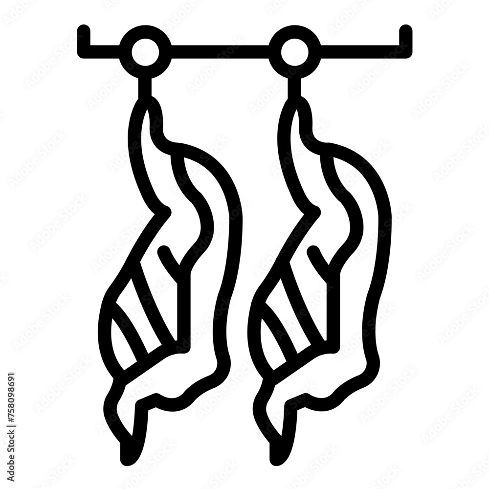 Vector Design Animal Carcass Icon Style Vector Design Animal Carcass Icon Style