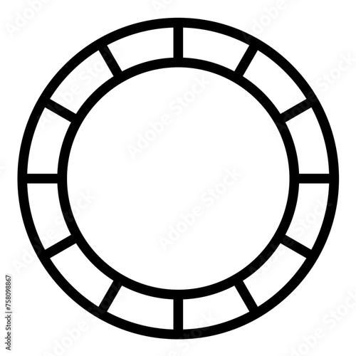 Vector Design Disposable Plate Icon Style