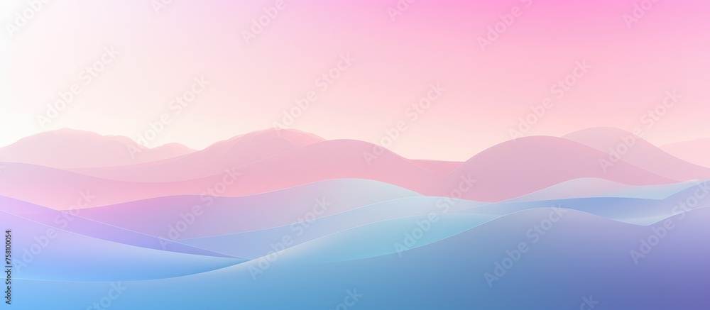 Ethereal Gradient Background for Minimalist Online Course Promotional Images - obrazy, fototapety, plakaty 