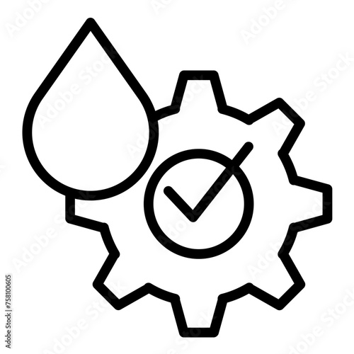 Vector Design Lubricant Icon Style