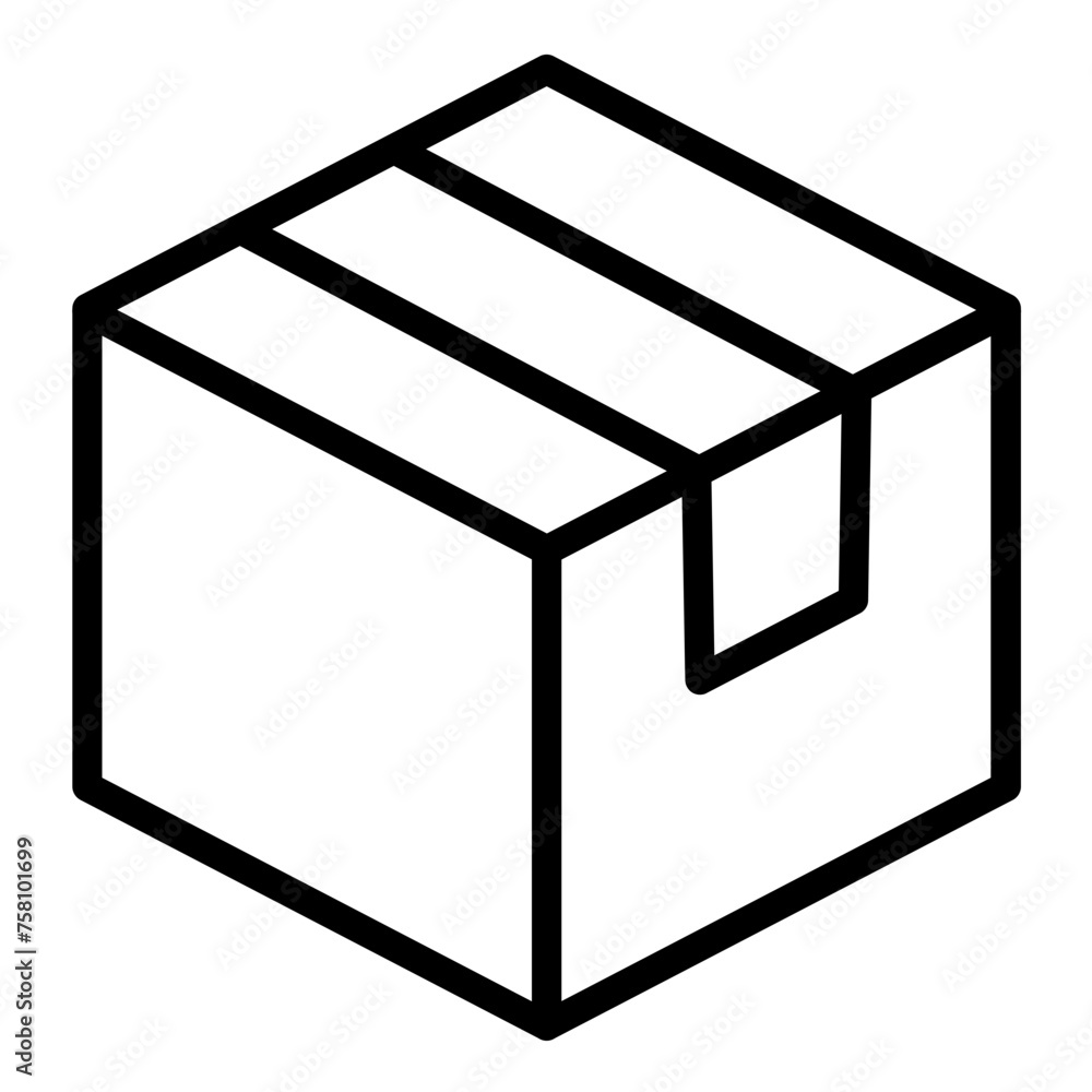 Vector Design Parcel Icon Style Vector Design Parcel Icon Style
