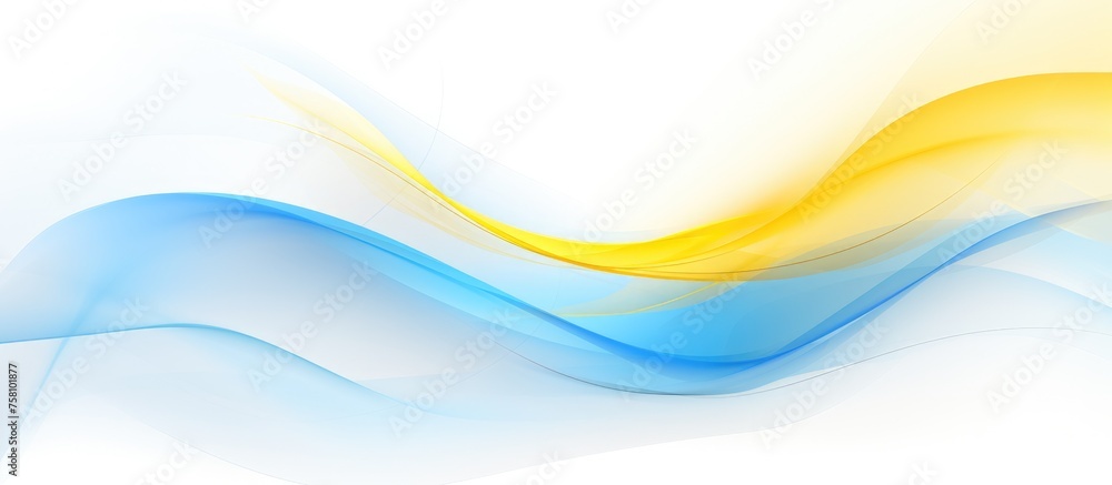 Abstract Bright Template in Light Blue and Yellow Colors. A Fresh Style for Design. Abstract Bright Template in Light Blue and Yellow Colors. A Fresh Style for Design.