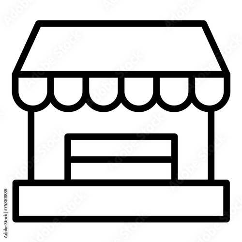 Vector Design Bazaar Icon Style