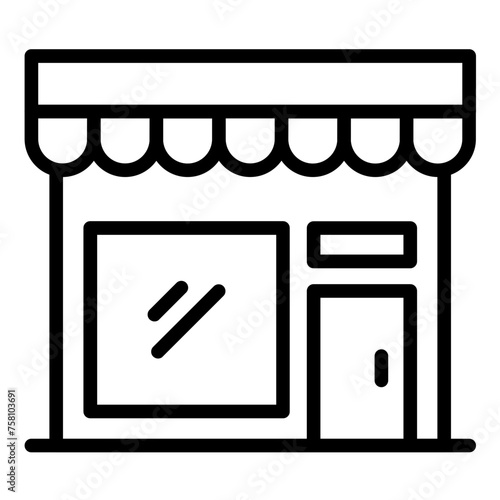 Vector Design Storefront Icon Style