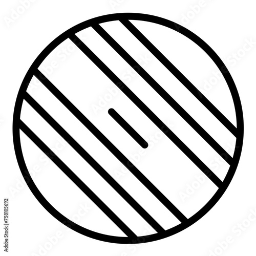 Vector Design Exercise Ball Icon Style