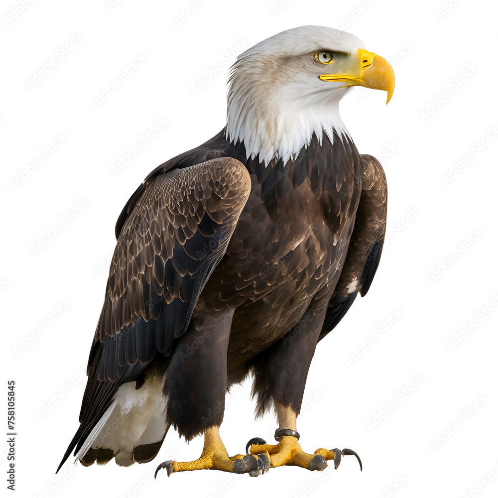 Obraz premium Realistic american eagle