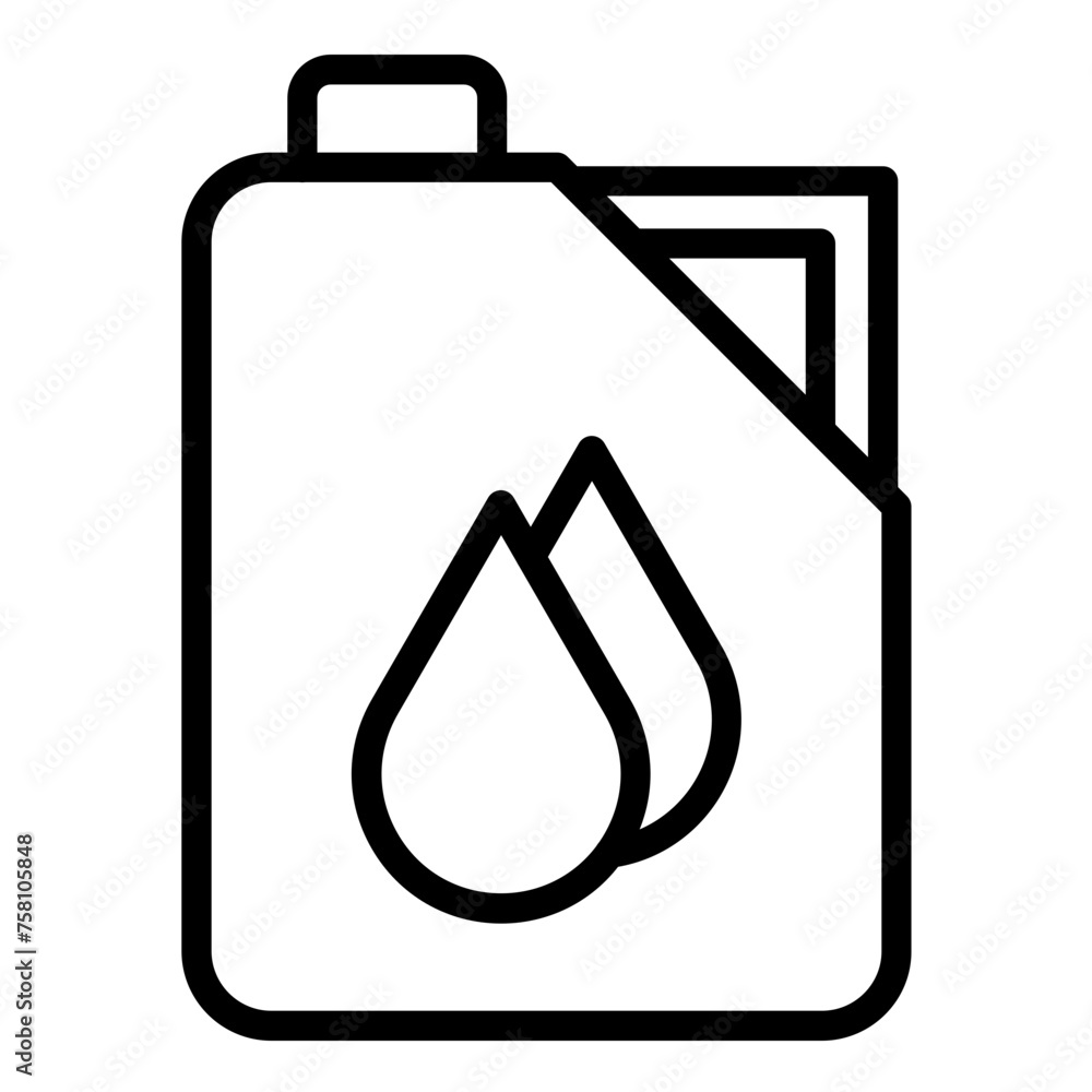 Vector Design Oil Can Icon Style Vector Design Oil Can Icon Style