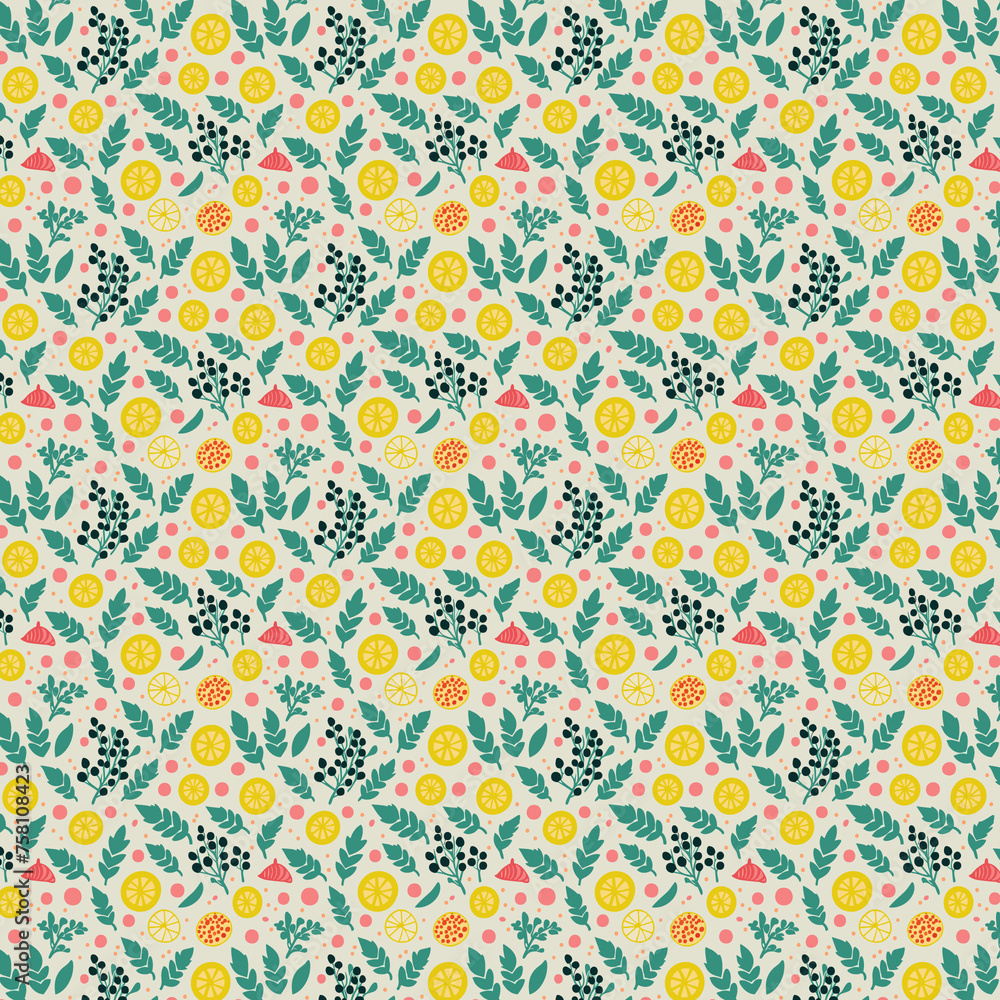 Pattern inspired by the symmetry and organic shapes found in nature, Pattern inspired by the symmetry and organic shapes found in nature,