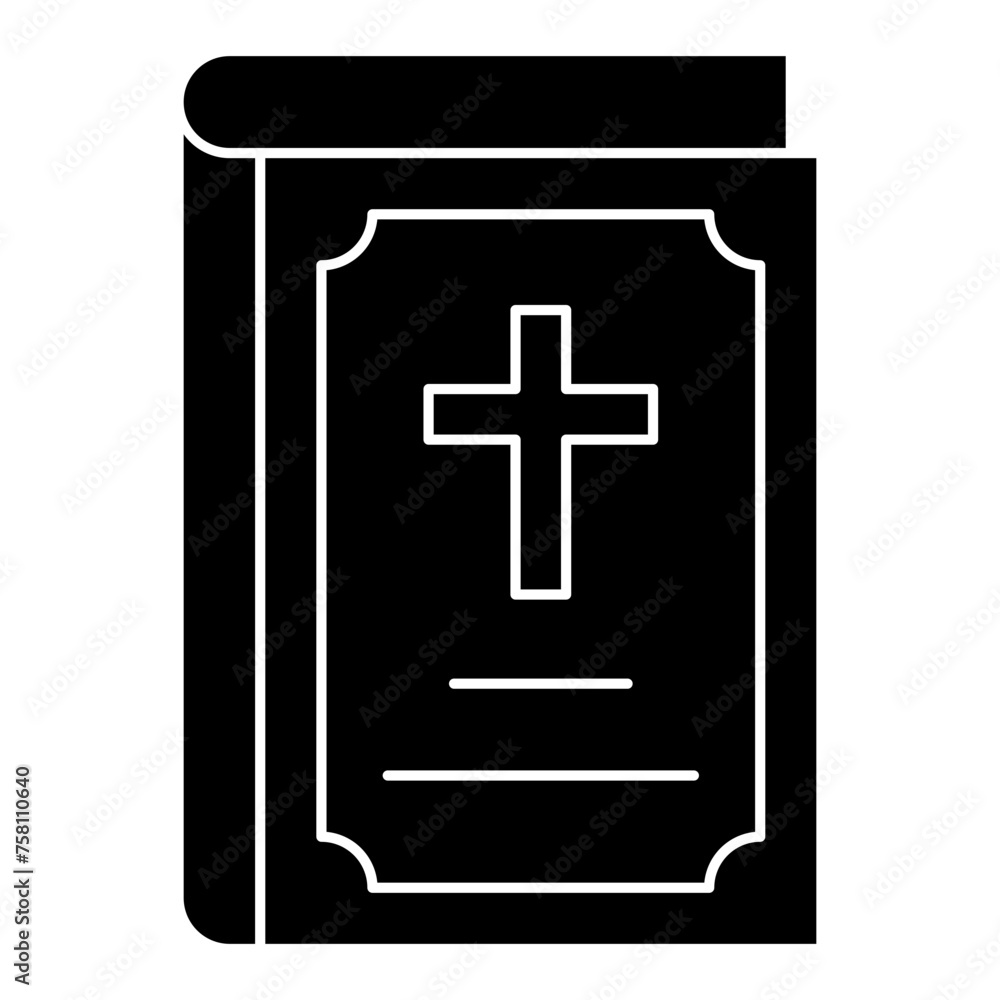 Obraz premium Bible Glyph Style