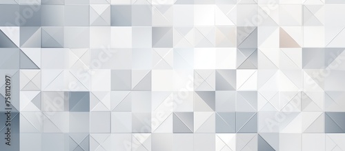 Creative Design Templates with Gray and White Grid Mosaic Background