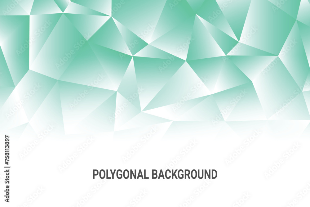 Fototapeta premium Low poly banner background. Vector.