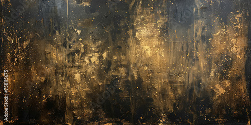 gold wall texture backgroune, vintage  gold wall, gold paint canvas surface, banner, 