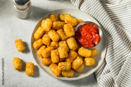 Homemade Baked Fried Tater Tot Potatoes photo