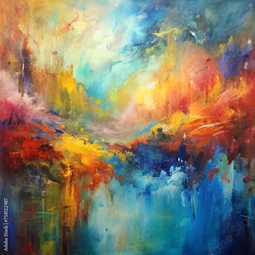 Abstract oil paint background