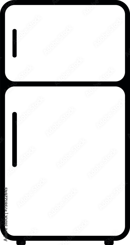 Art & Illustration Fridge outline vector art illustration.
Art & Illustration Fridge outline vector art illustration.