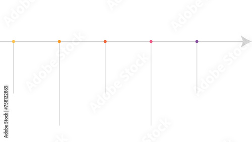 Timeline infographic presentation layout fully editable.