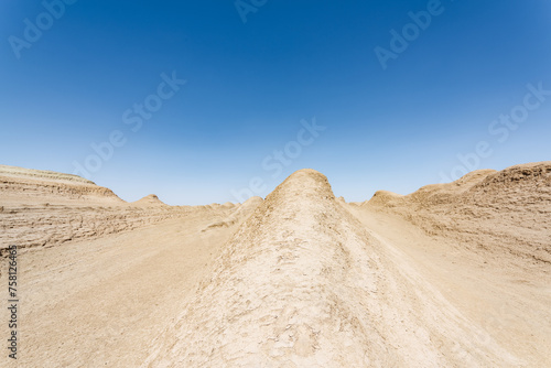 Qinghai Haixi Dachaidan original wind erosion landform