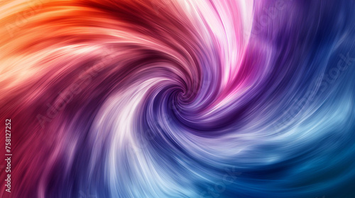 Swirling colors in a fluid motion, blending into a whirlpool of abstraction, background, with copy space