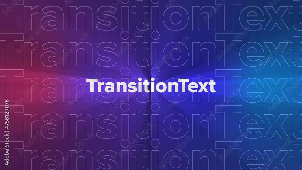 Colorful Text Transition Pack Stock Template | Adobe Stock