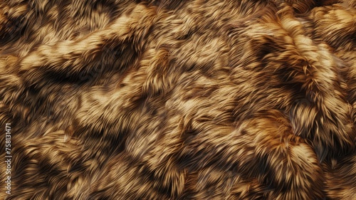 bear fur in a hyperrealistic manner, showcasing its soft and fuzzy qualities in an evenly lit composition, perfect for creating a seamless pattern that exudes opulence. SEAMLESS PATTERN
