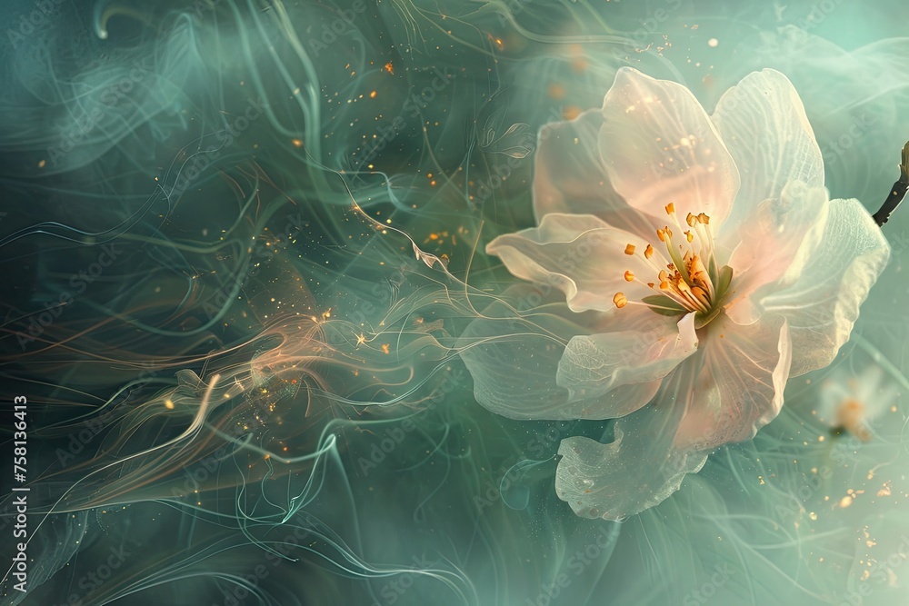 An ethereal blossom that only appears in the presence of true love An ethereal blossom that only appears in the presence of true love