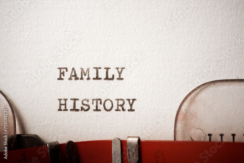 Family history phrase