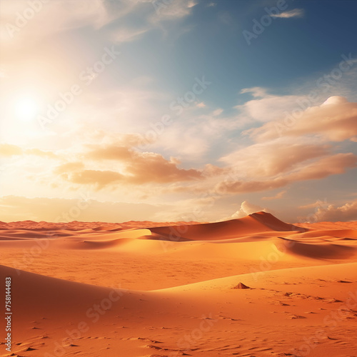 A dry, uninhabited desert landscape.