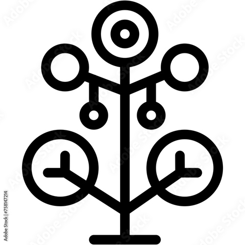 Vector Icon Phylogenetic, DNA, Education, Genetics, Molecules