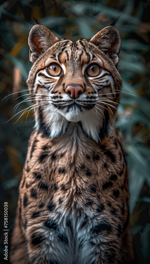 Marbled cat with kitten and object, left side spacious for text, ideal for creative designs Marbled cat with kitten and object, left side spacious for text, ideal for creative designs