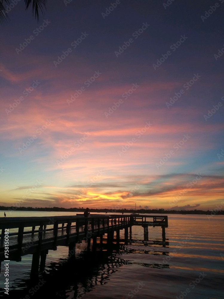 Serene sunrise in Florida